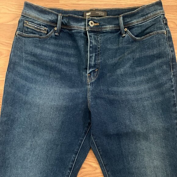 Levis Jeans Blue Perfectly Slimming Boot Cut 512 Denim Pants High Rise Sz 16S - Picture 3 of 14